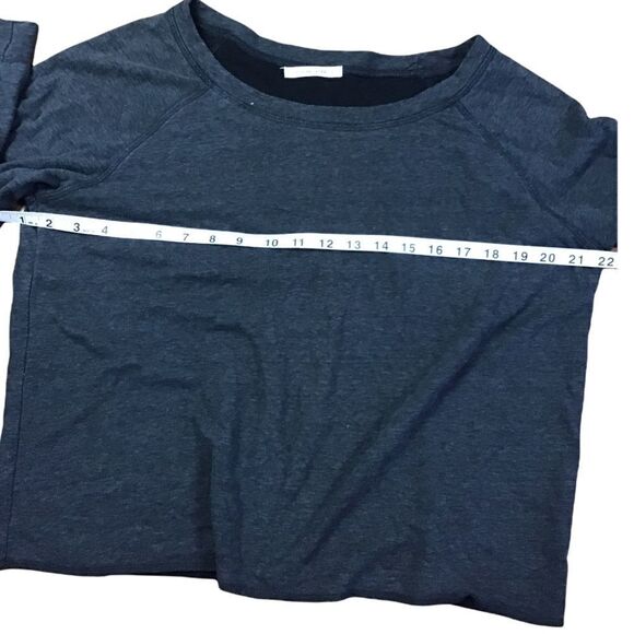 Marine Layer Charcoal Gray Double Layer Boxy Sweatshirt - Picture 4 of 9